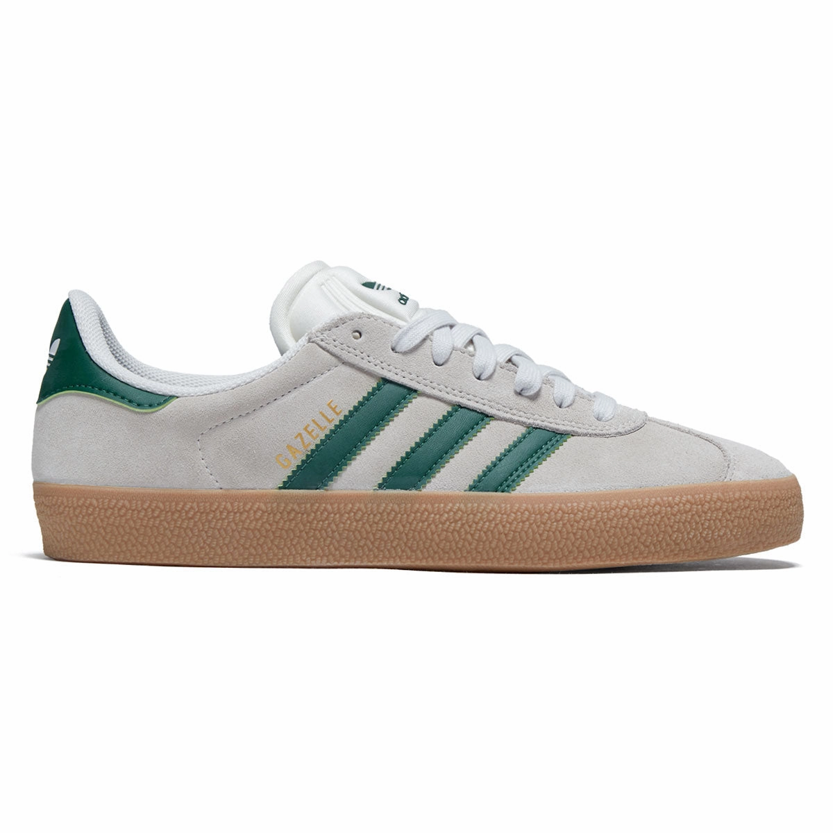 Action Ready Skateboard shoes Adidas Gazelle ADV Shoes - Crystal White/Crystal White/Gum