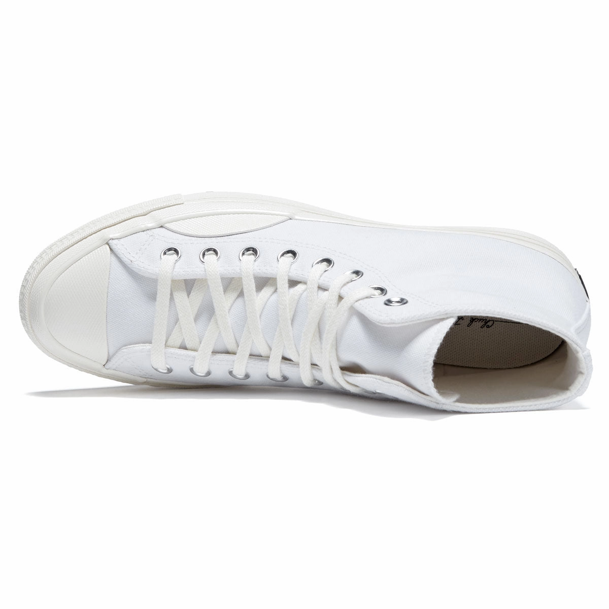 Board Sync Converse Chuck 70 Hi Textured Shoes - White/Vintage White/Egret