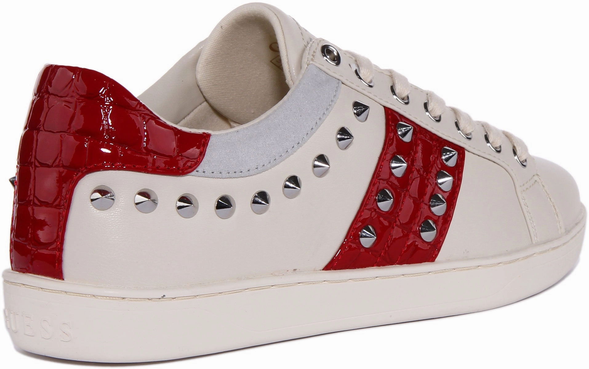 Body Flow Guess Raelin3 Trainer In Off White For Women