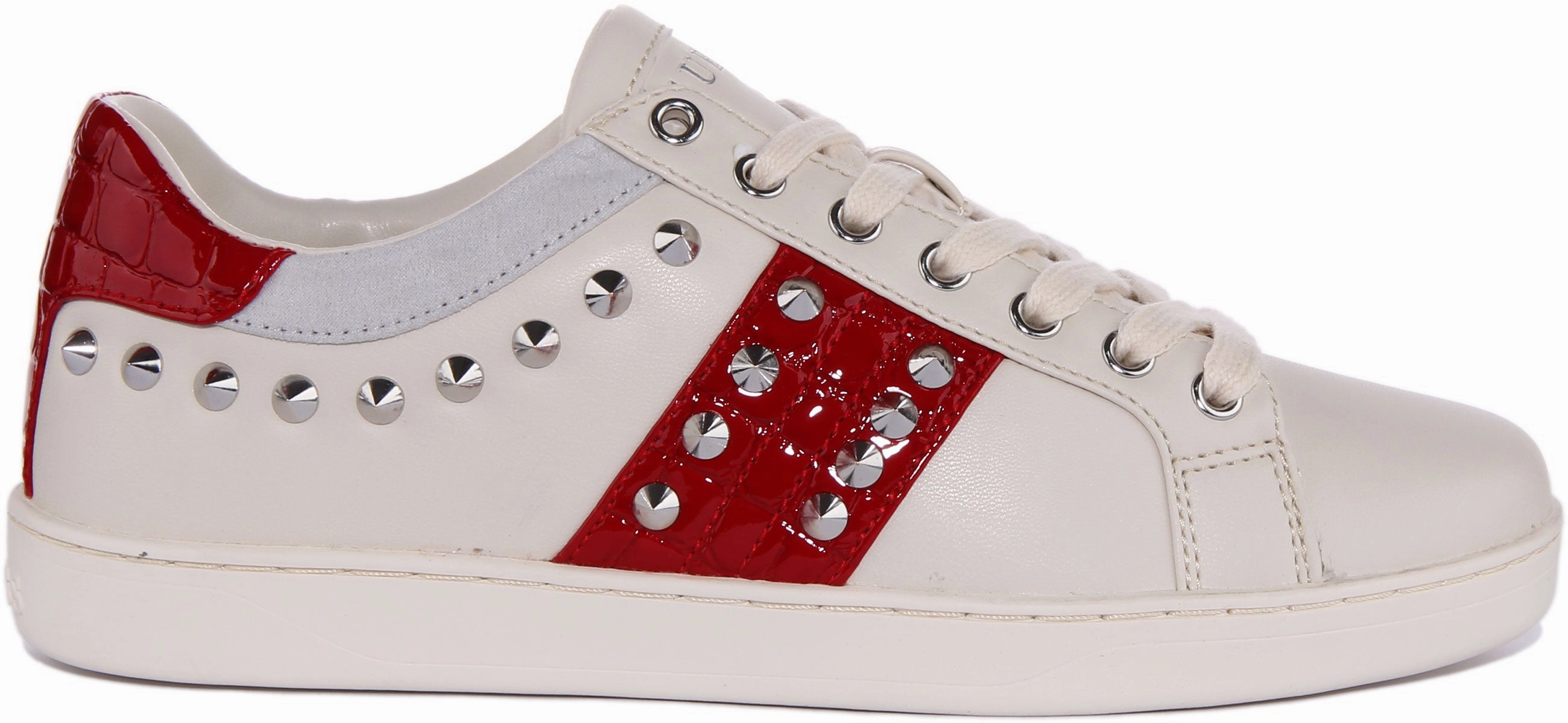 Body Flow Guess Raelin3 Trainer In Off White For Women