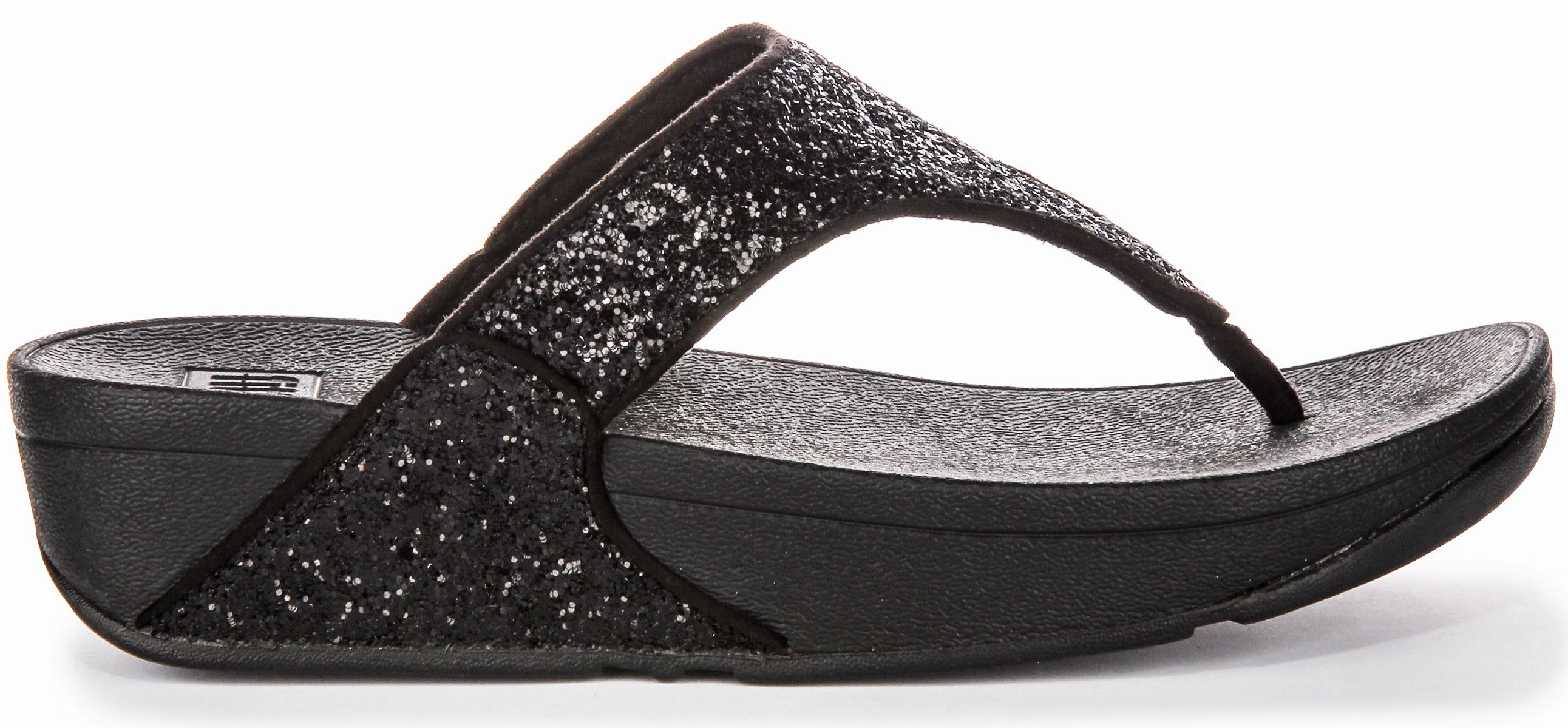 Bold Vibe Fitflop Lulu Glitter In Black For Women
