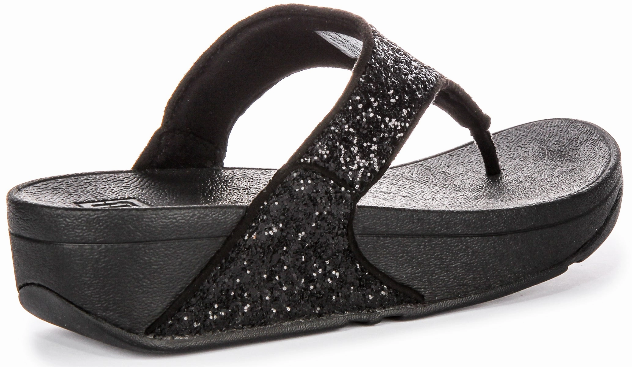 Bold Vibe Fitflop Lulu Glitter In Black For Women