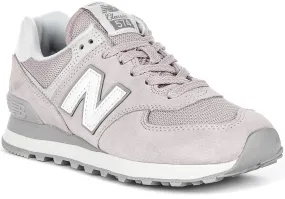 New Balance WL574 EVP In Light Pink For Women Glam support