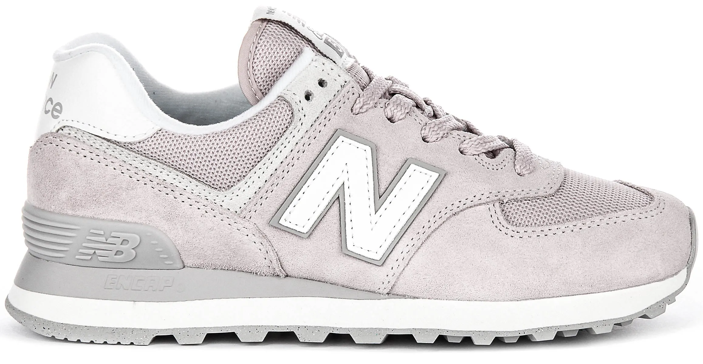 Boosted Height New Balance WL574 EVP In Light Pink For Women
