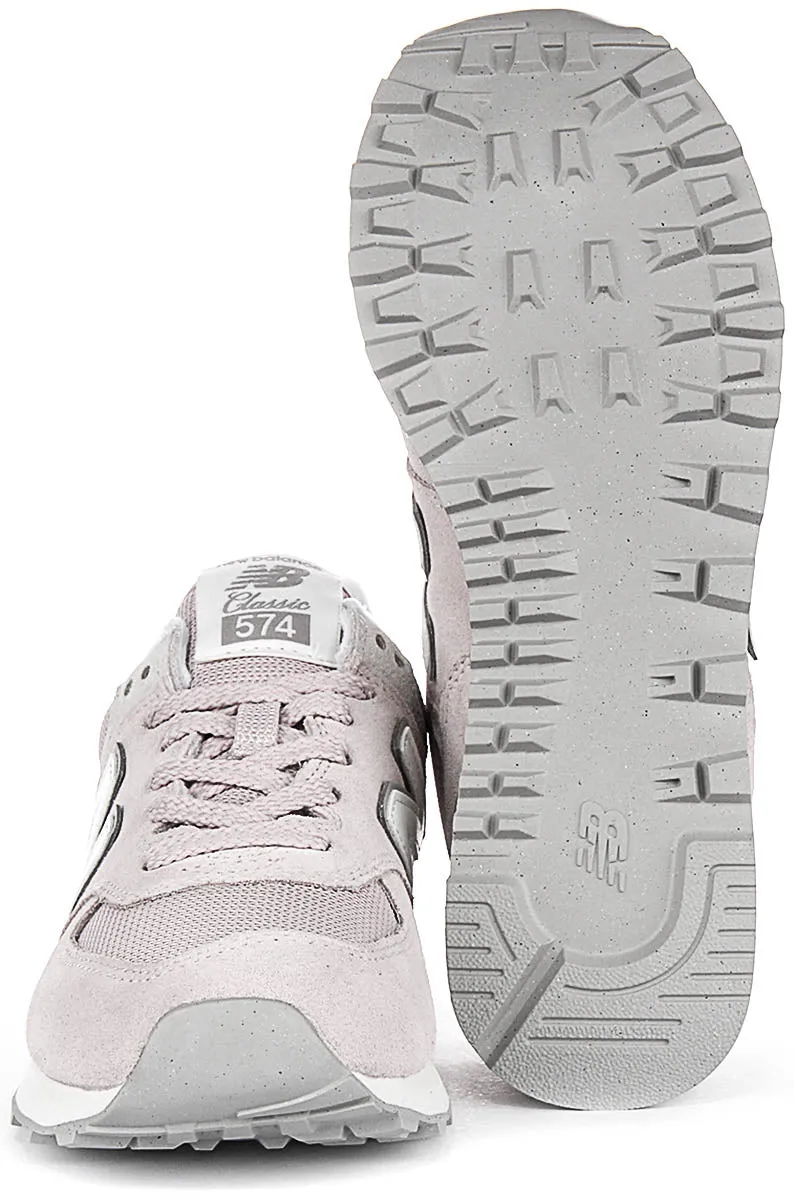 Boosted Height New Balance WL574 EVP In Light Pink For Women