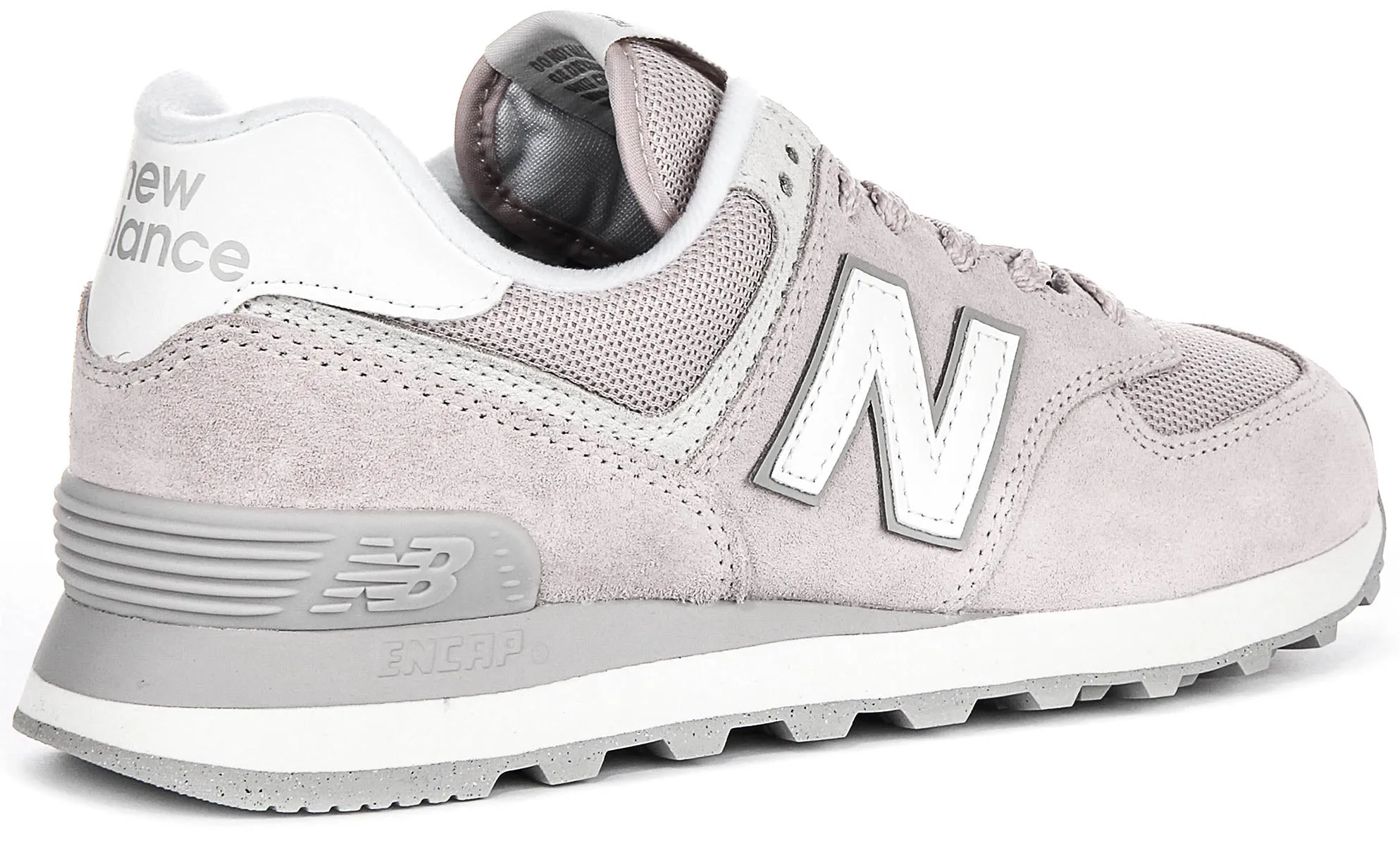 Boosted Height New Balance WL574 EVP In Light Pink For Women