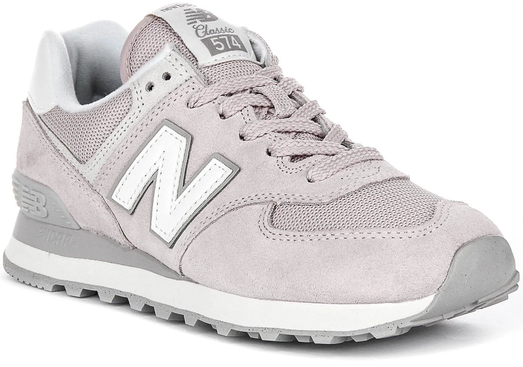 New Balance WL574 EVP In Light Pink For Women Glam support