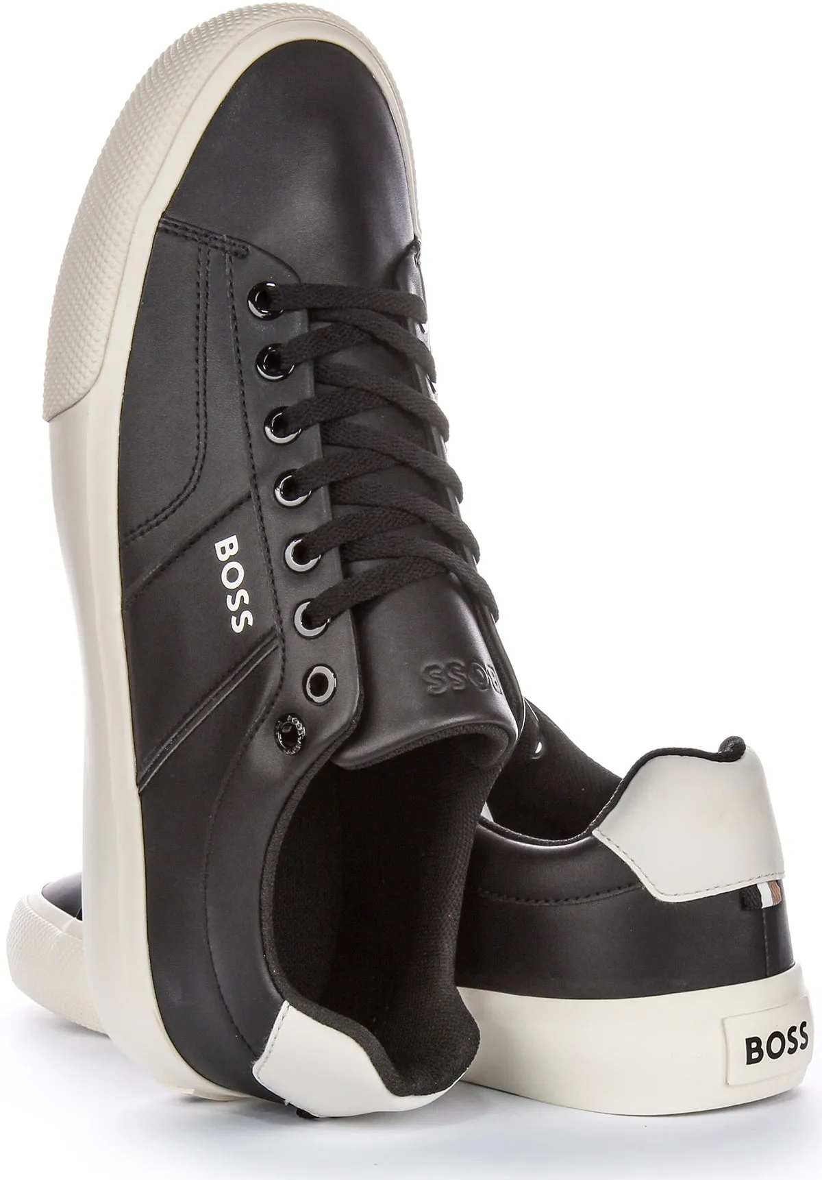 Boss Aiden Tennis Flpp In Black For Men Cushion Boost