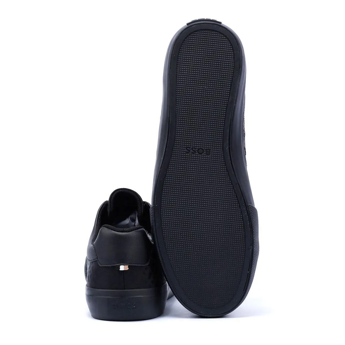 Boss Aiden Tennis Men's Black Trainers Durability Boost