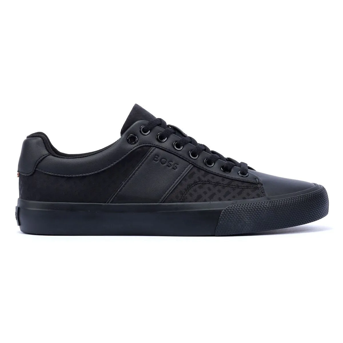 Boss Aiden Tennis Men's Black Trainers Durability Boost