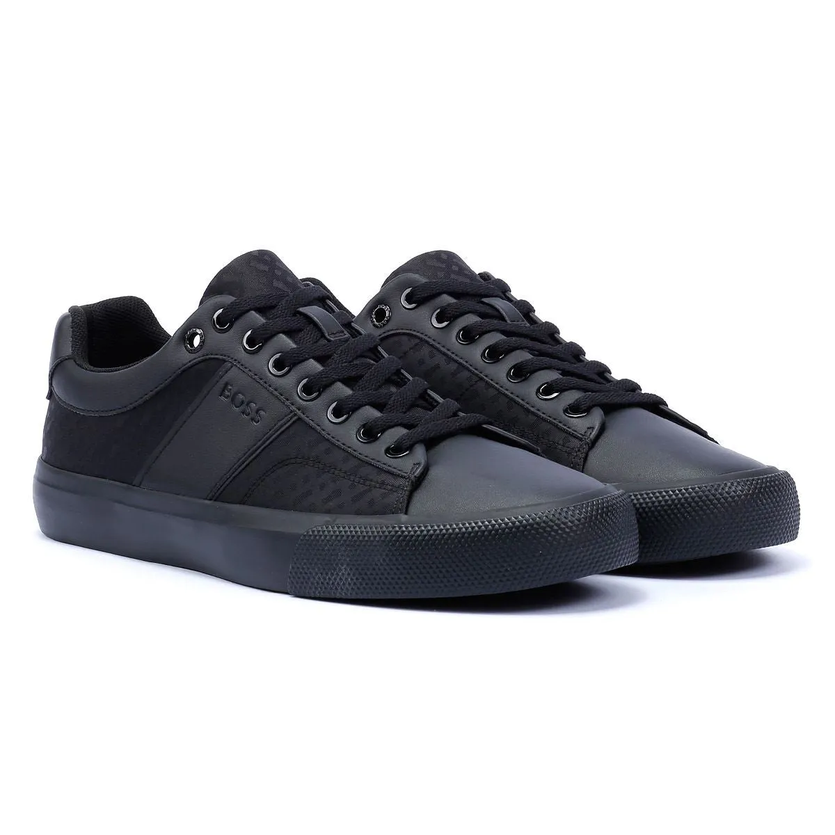 Boss Aiden Tennis Men's Black Trainers Joint protection Light frame