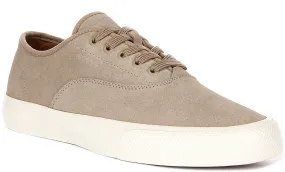 Boss Aiden Tennis Suede In Beige For Men Speed Training