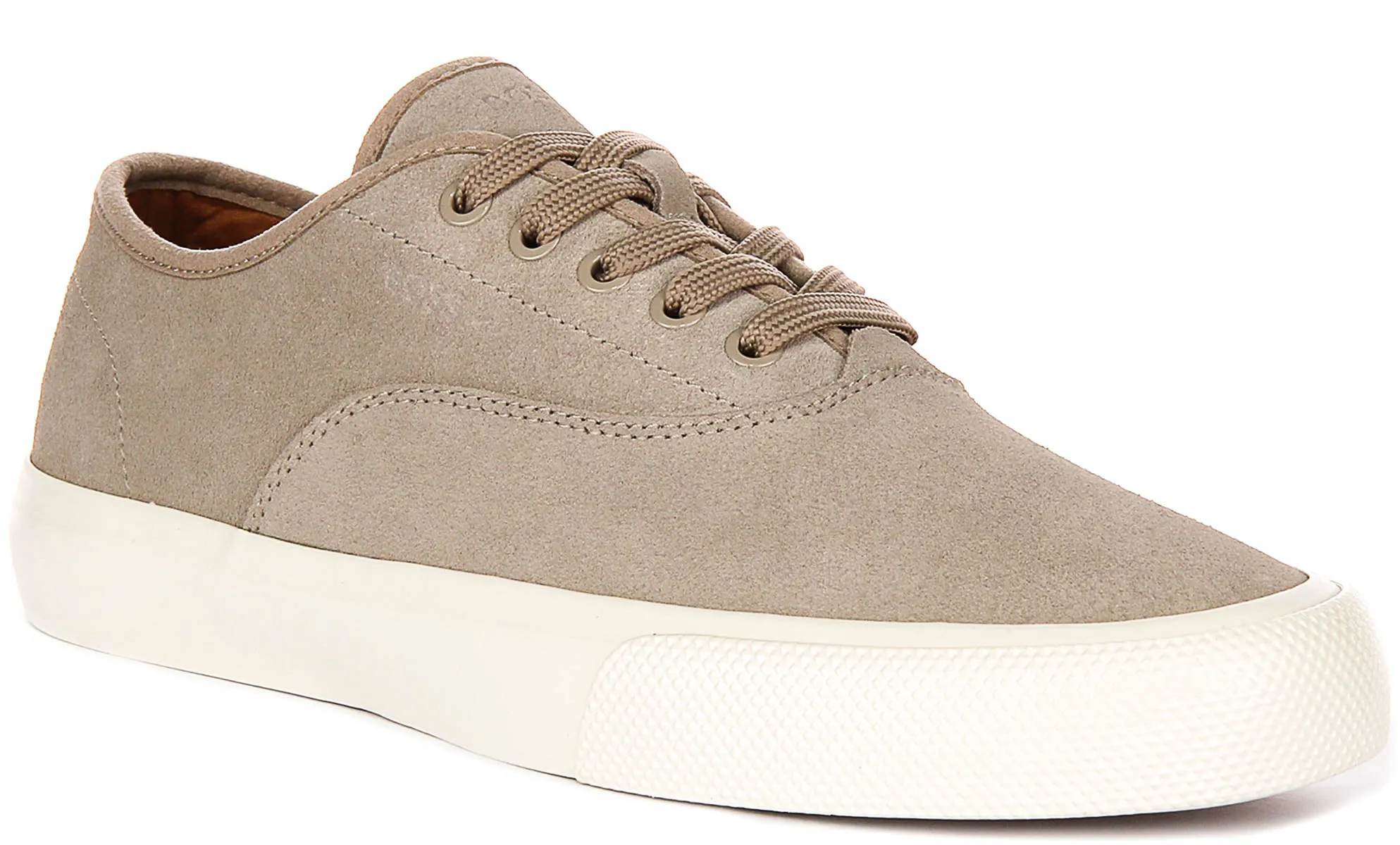 Boss Aiden Tennis Suede In Beige For Men Speed Training