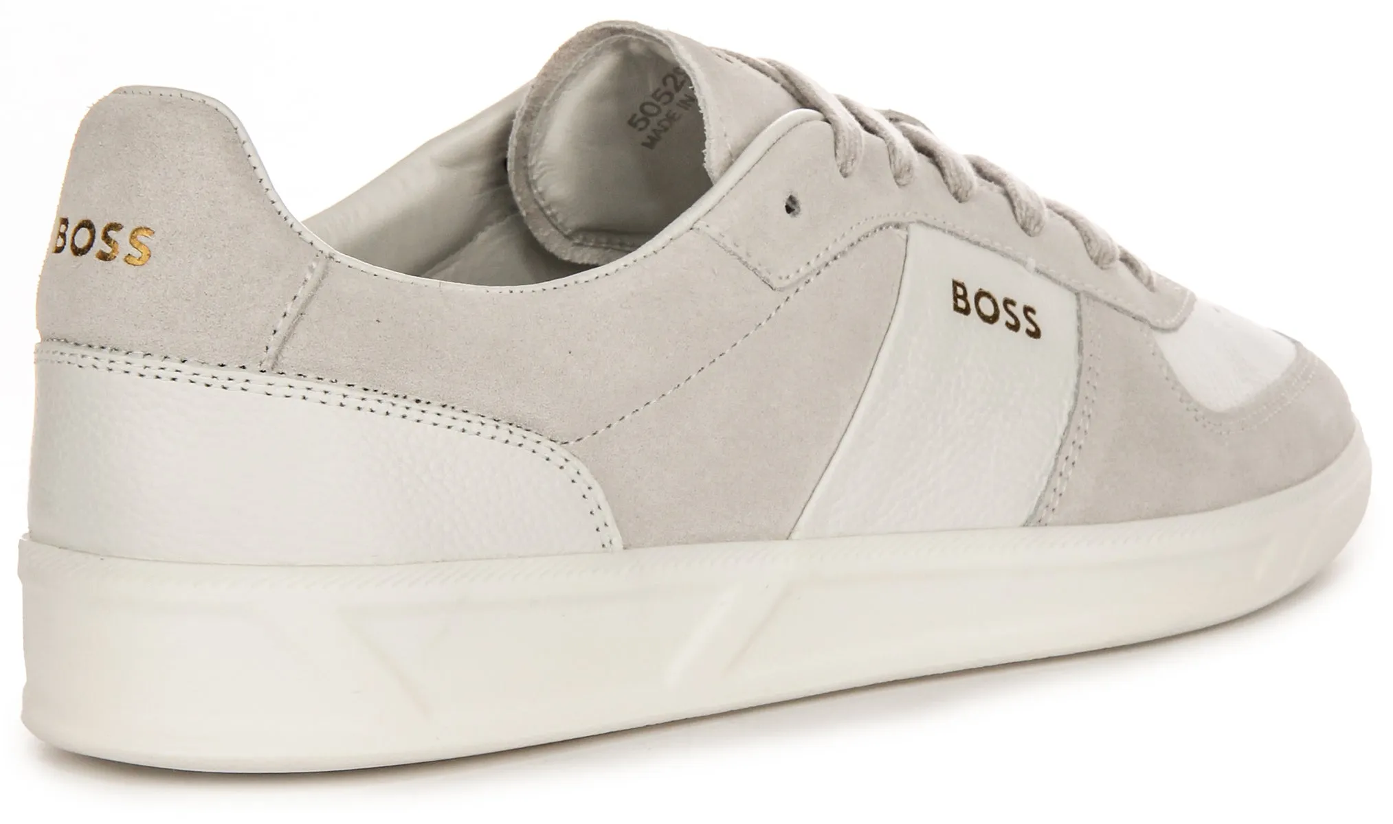 Boss Brandon Tennis In White Grey For Men Weather resistant