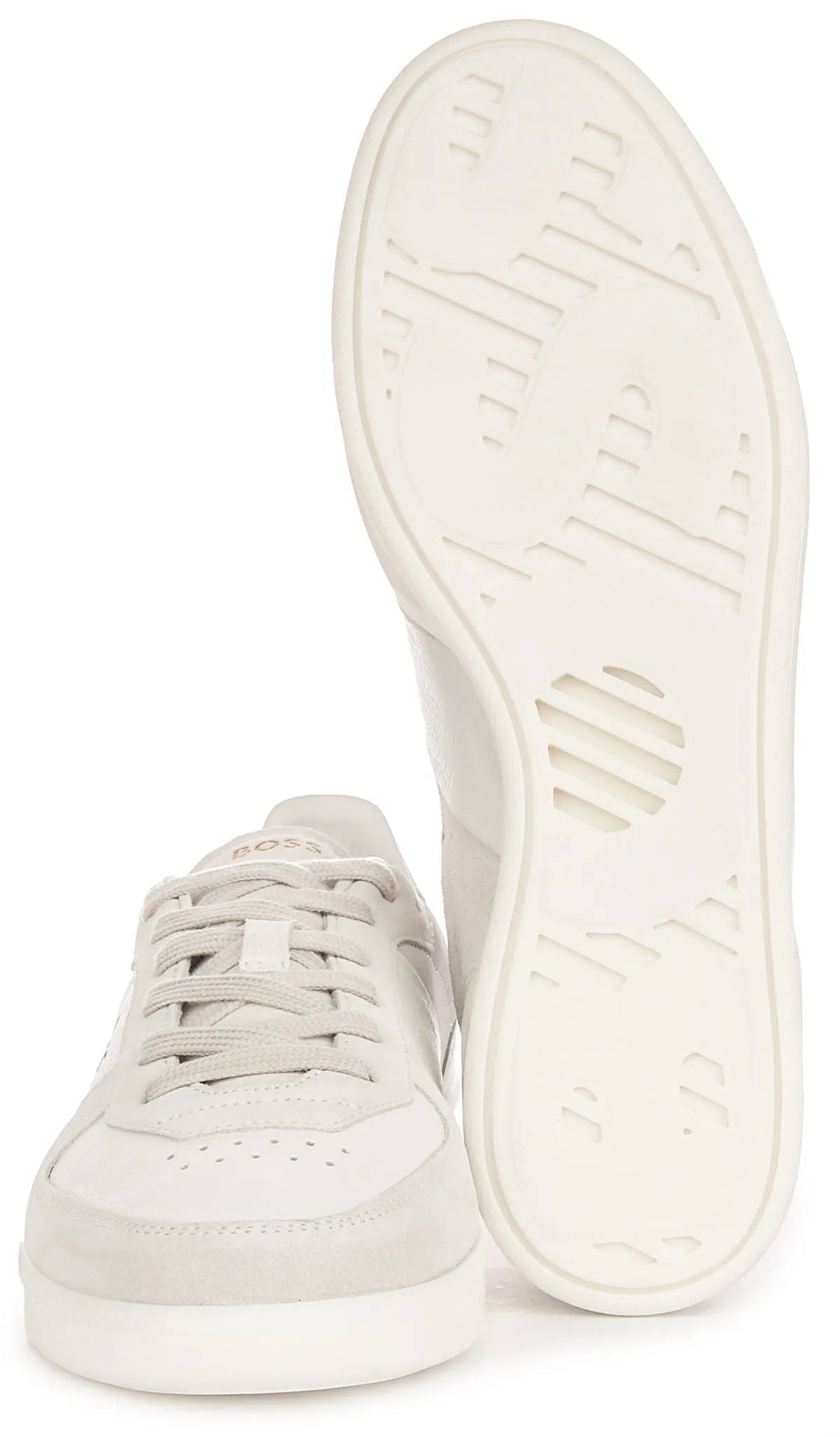 Boss Brandon Tennis In White Grey For Men Weather resistant