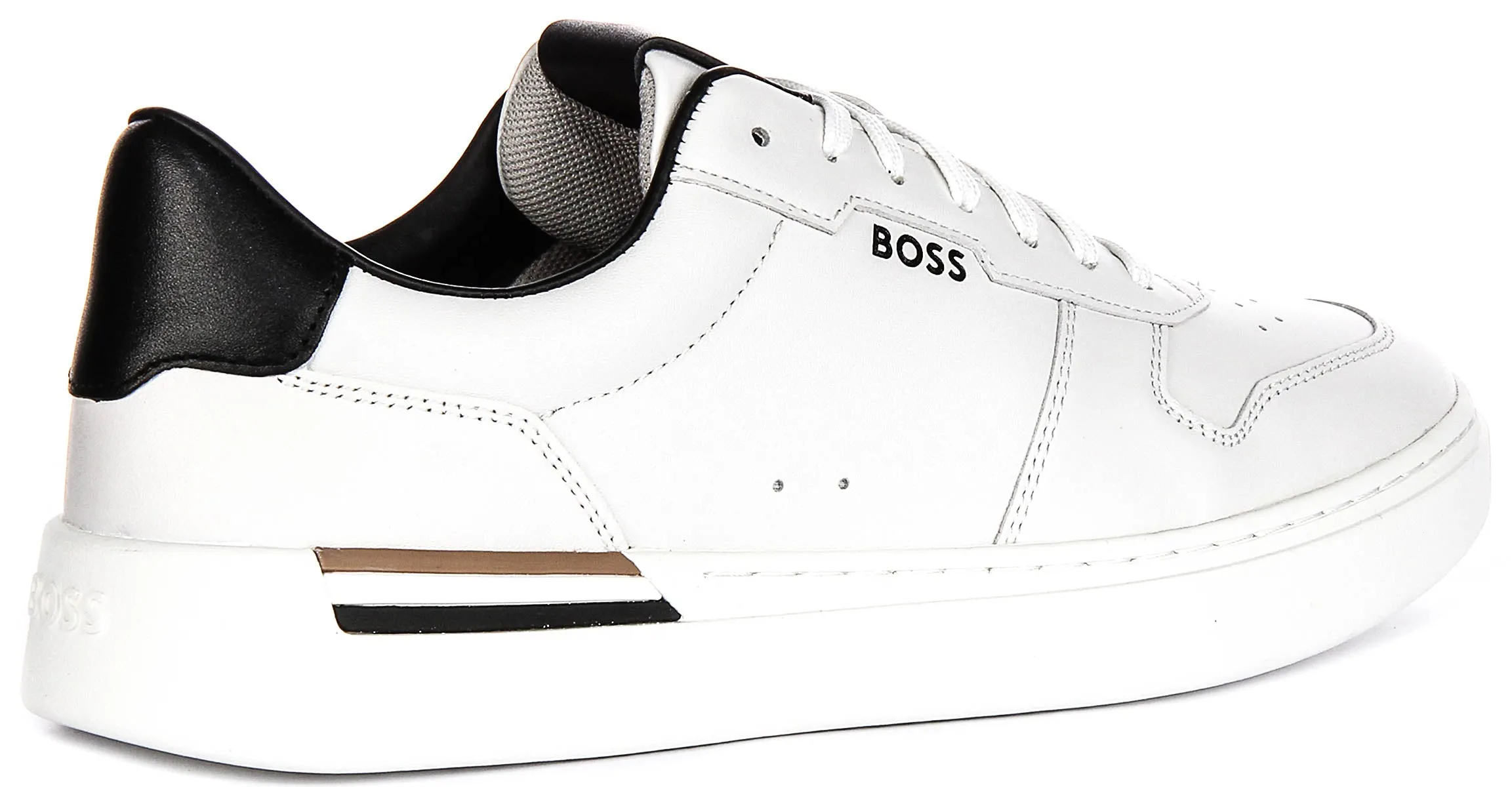 Boss Clint Tennis In White Black For Men Rapid Motion