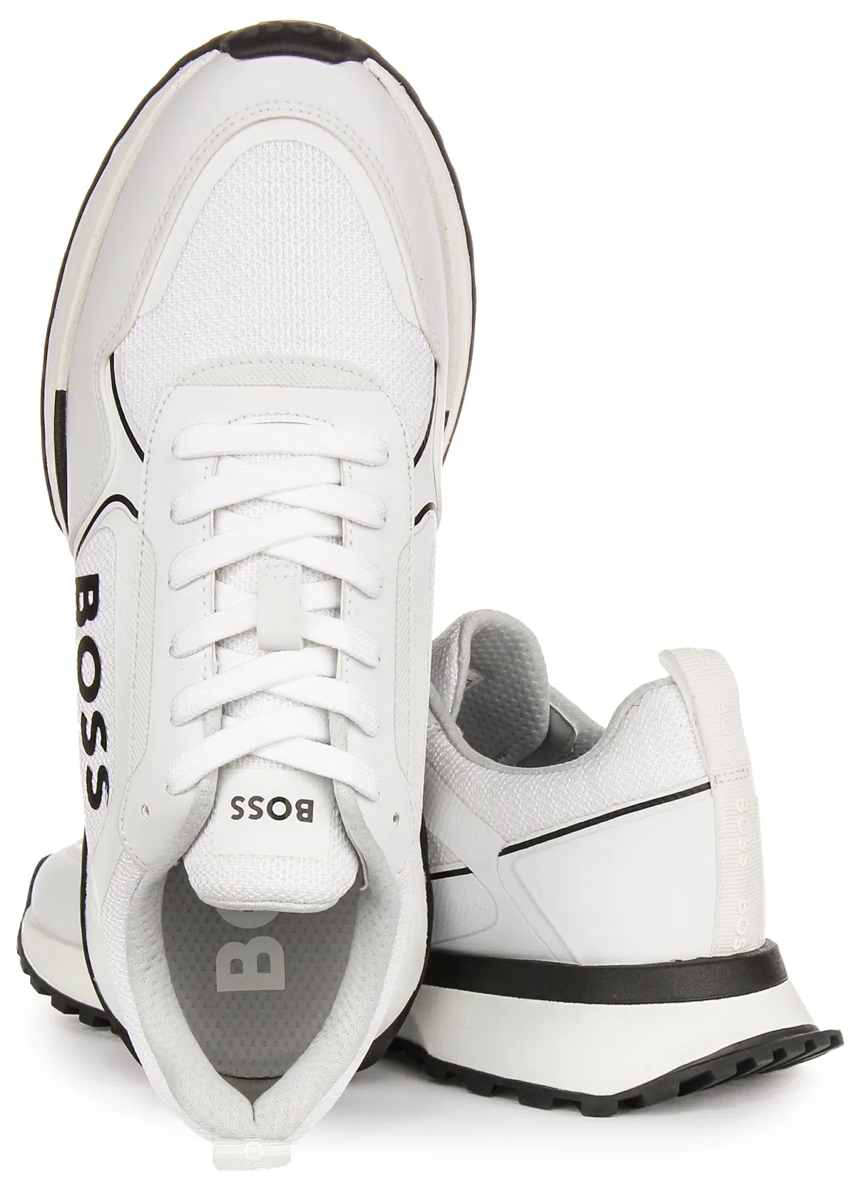 Boss Jonah Runner Merl In Natural For Men Form Retention