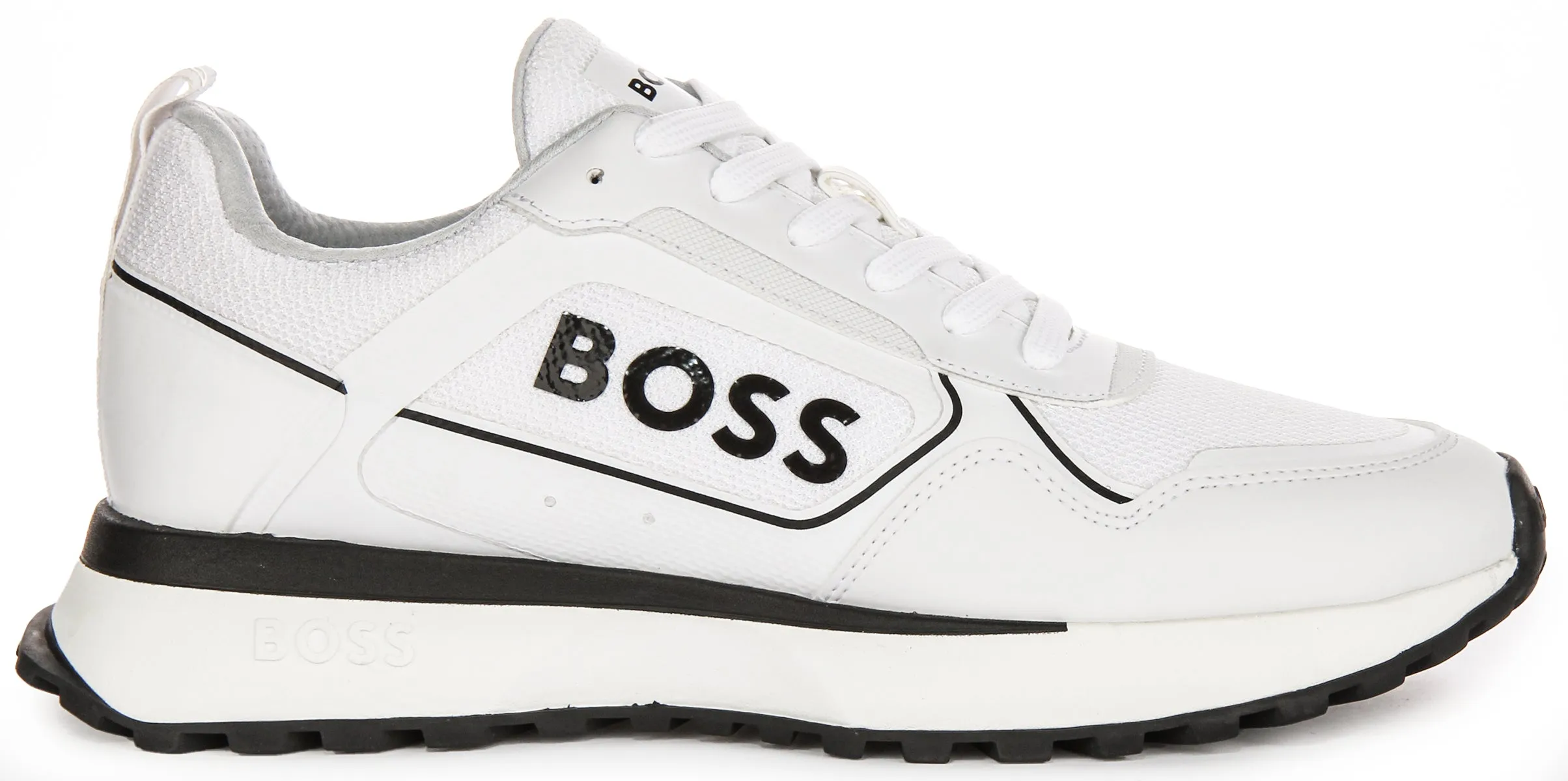 Boss Jonah Runner Merl In Natural For Men Form Retention