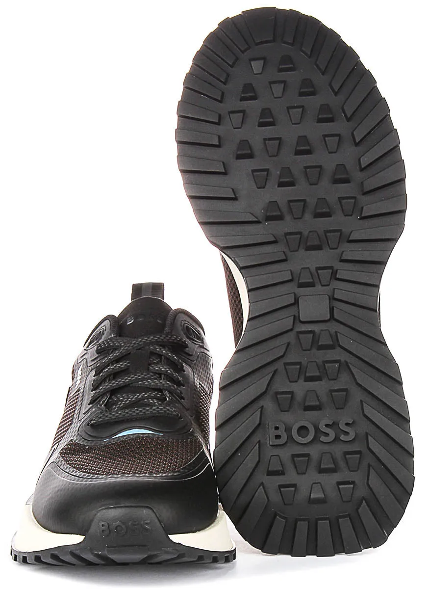 Boss Jonah Runner Mesh In Brown Black For Men Impact Safe