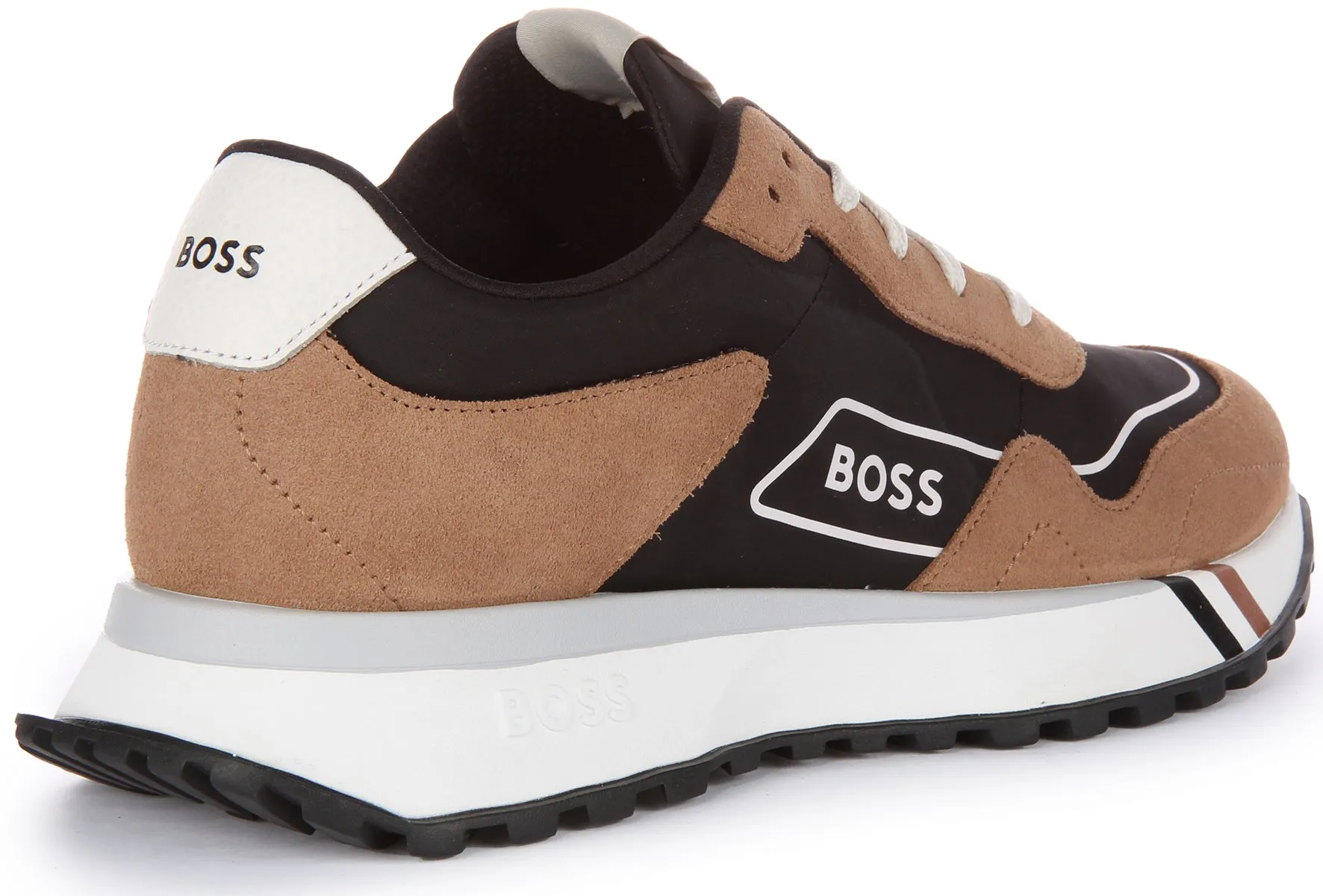 Boss Jonah Runner Sdtx In Black Brown For Men ergonomic