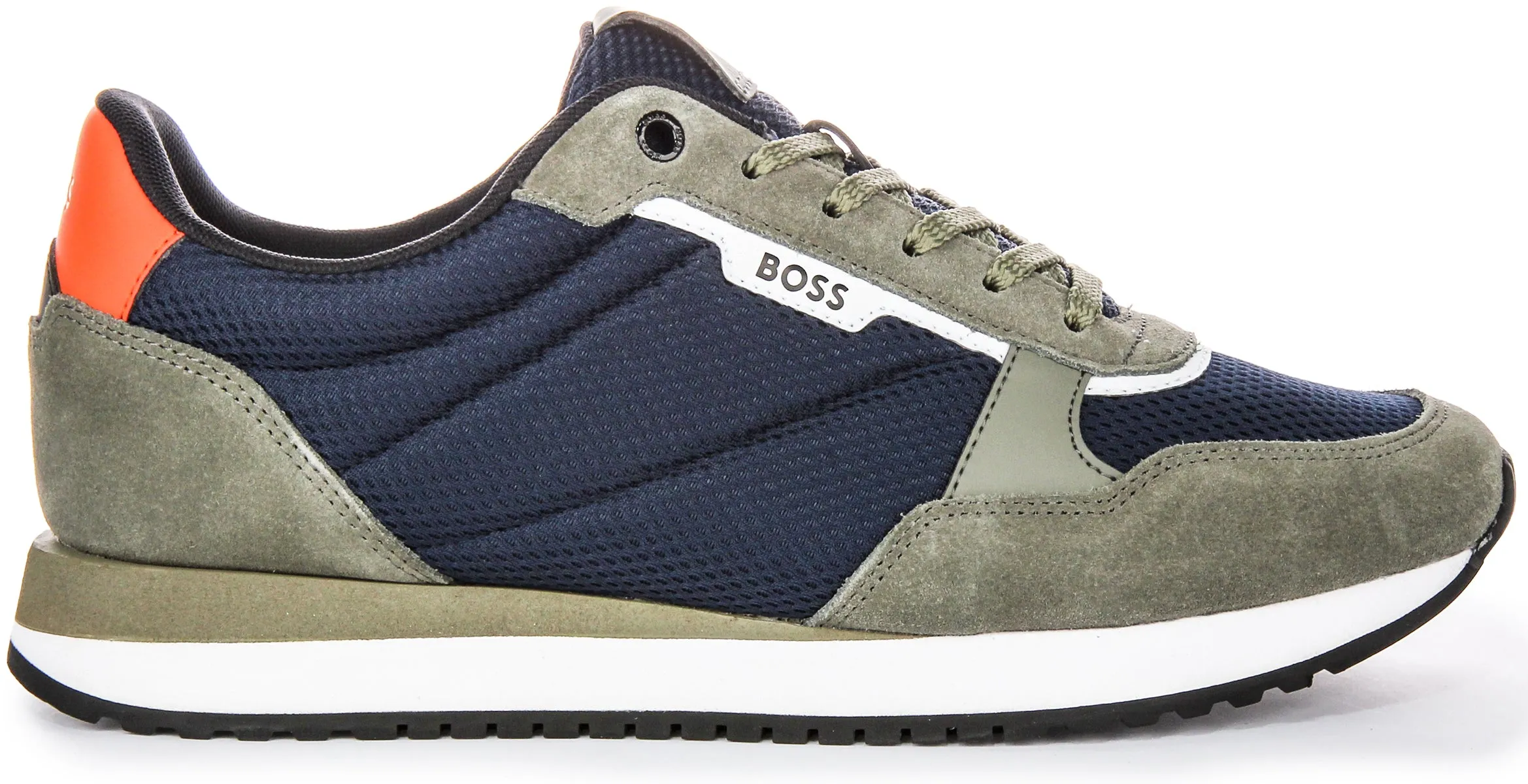 Boss Kai Runner In Blue Grey For Men Move Better