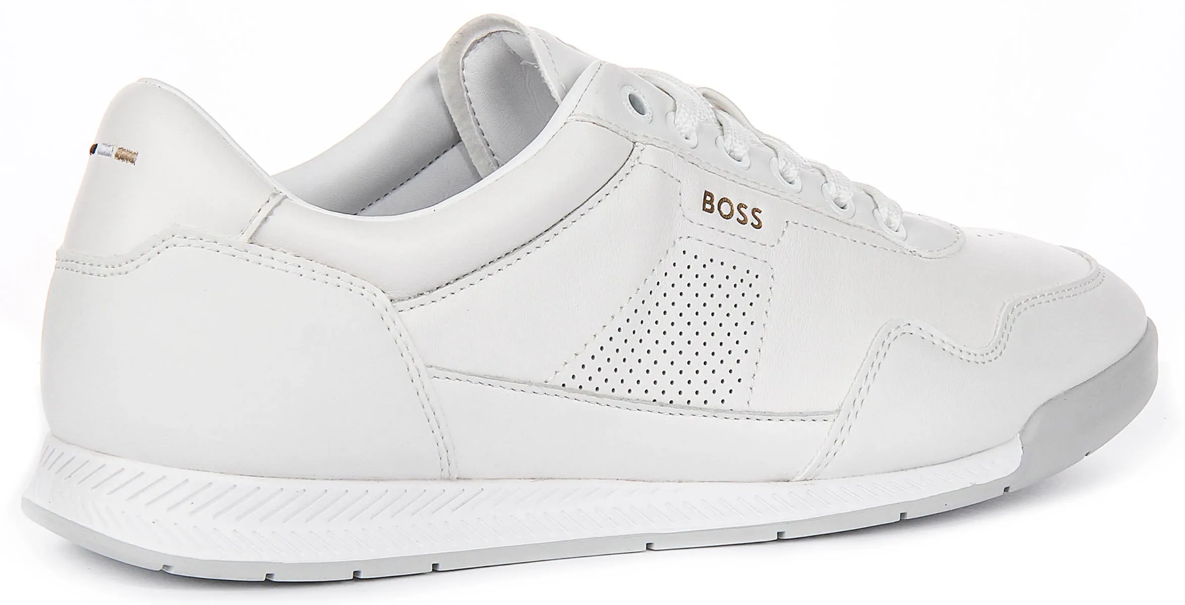 Boss Nitan Low Profile In White For Men Arch Fit