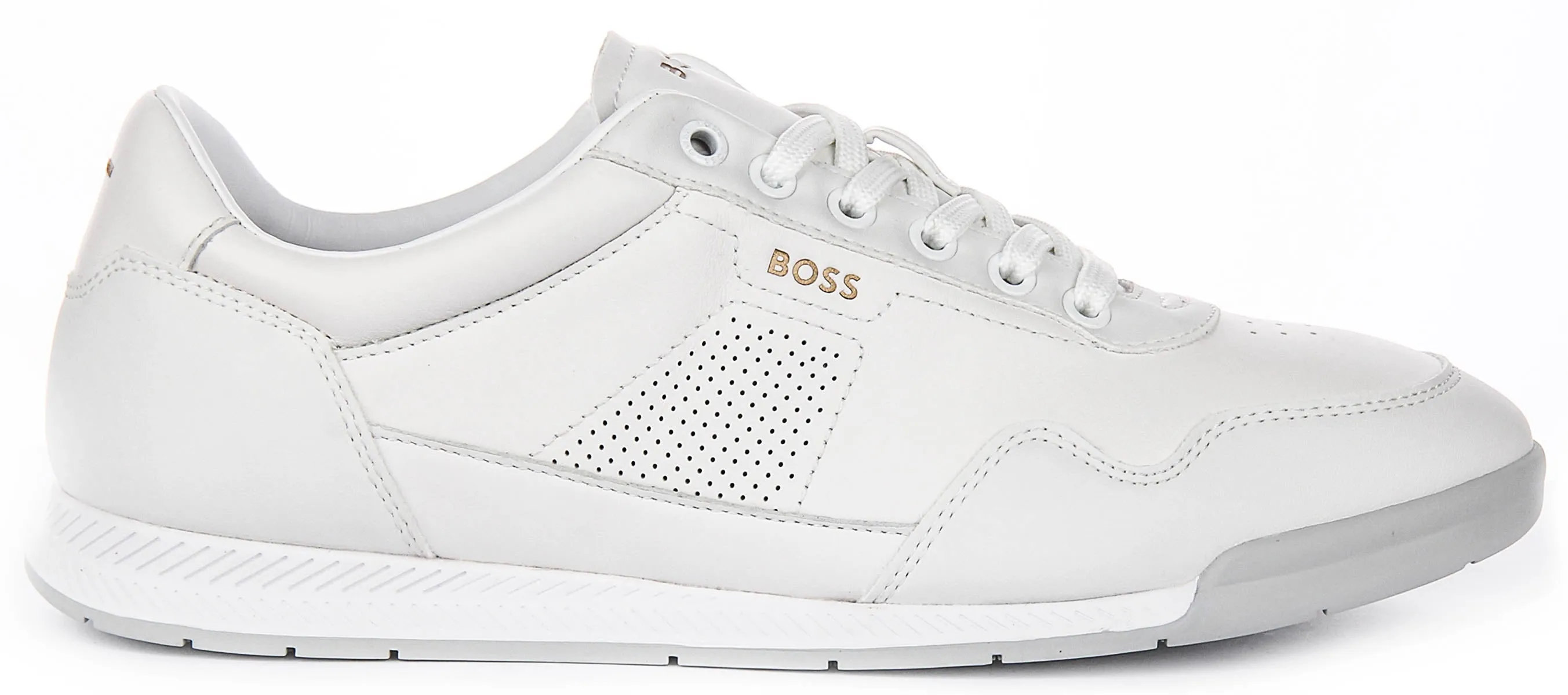 Boss Nitan Low Profile In White For Men Arch Fit