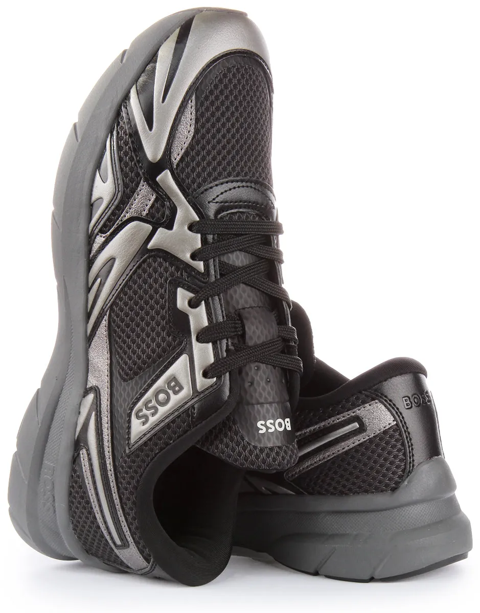 Boss Owen Runner In Black For Men Secure Motion