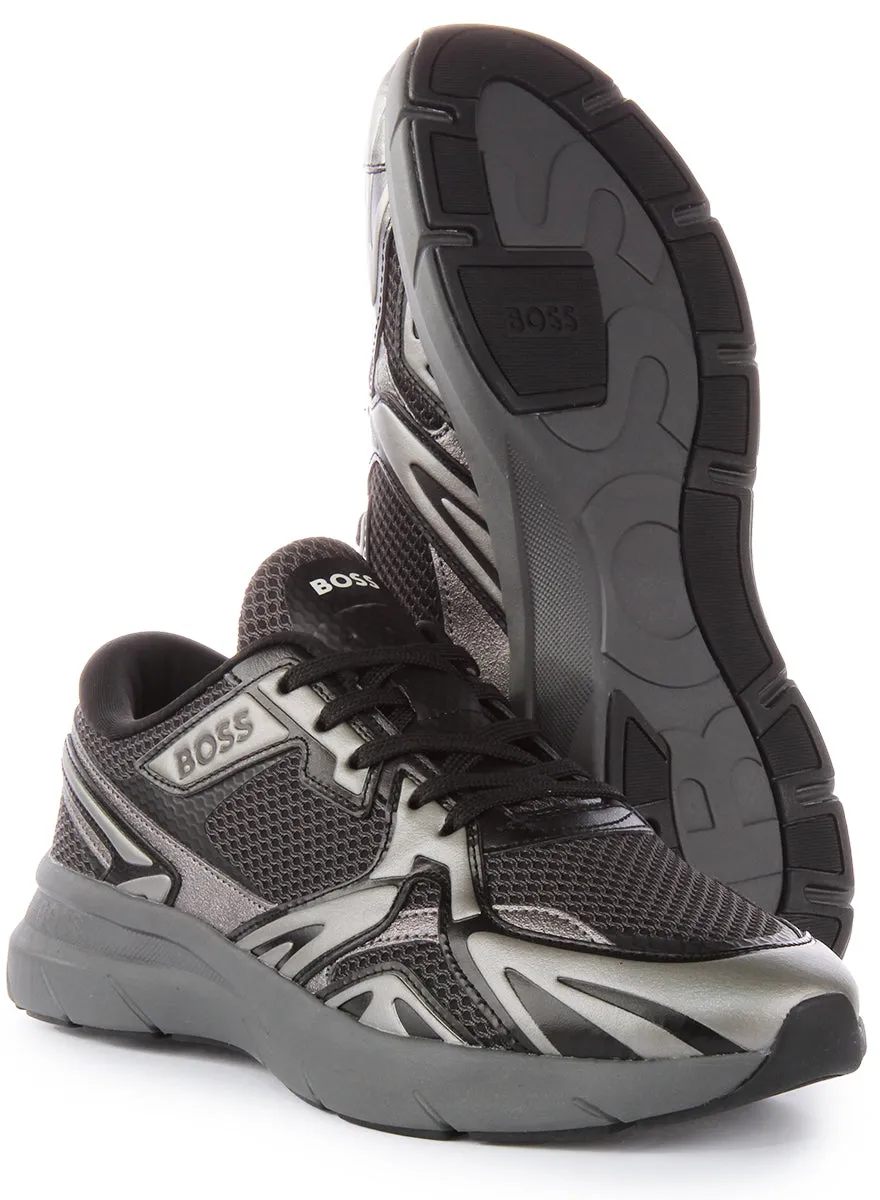 Boss Owen Runner In Black For Men Secure Motion