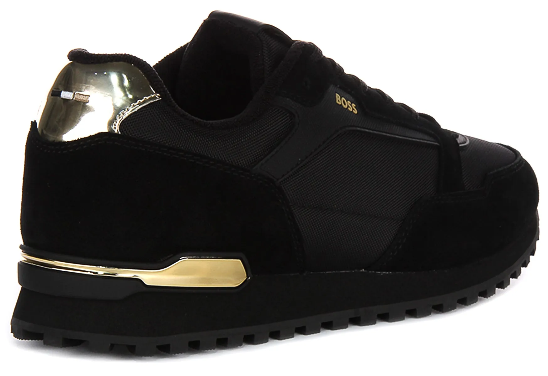 Boss Parkour L Runner In Black Gold For Men Comfort Glide