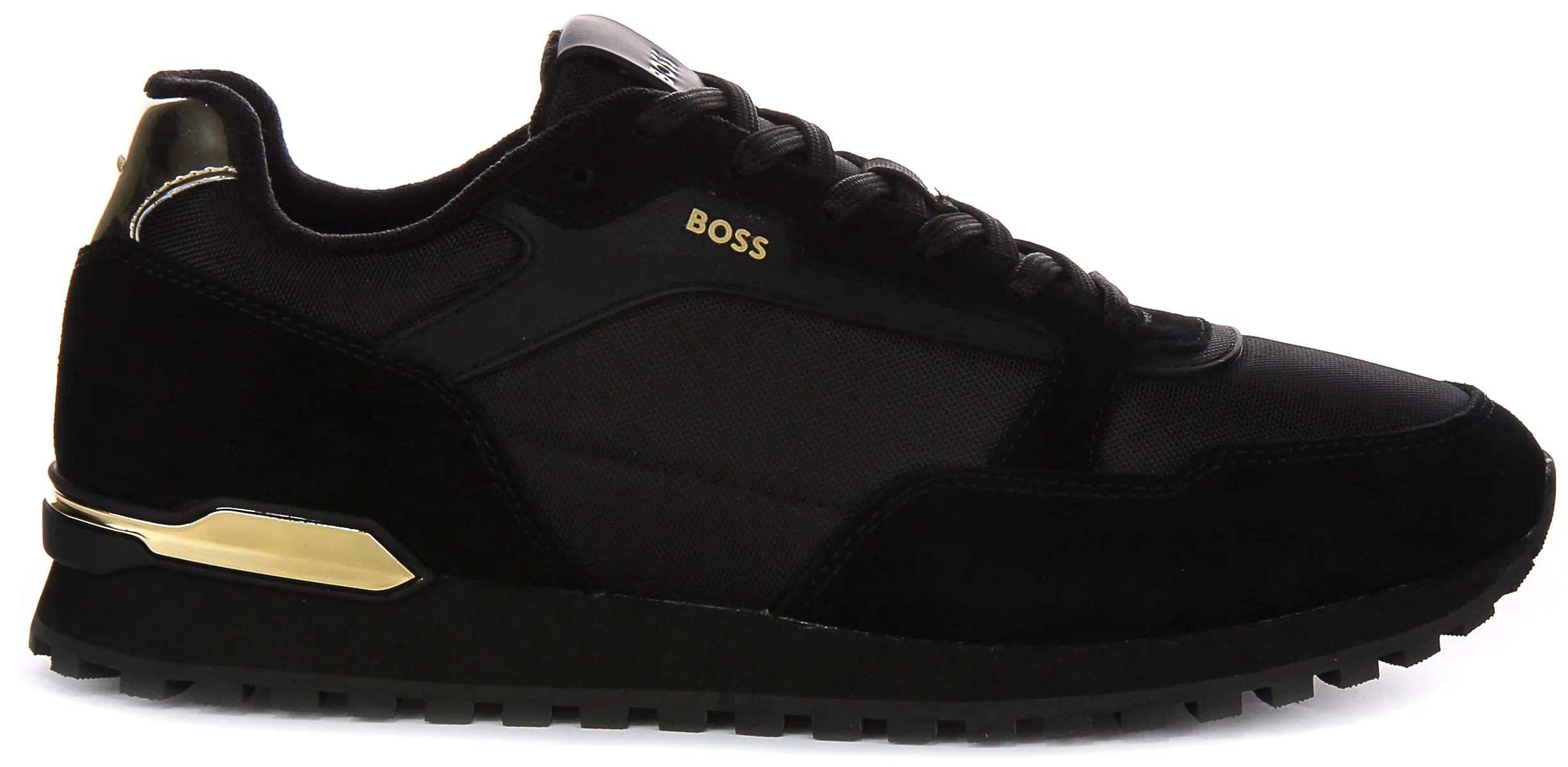 Boss Parkour L Runner In Black Gold For Men Comfort Glide