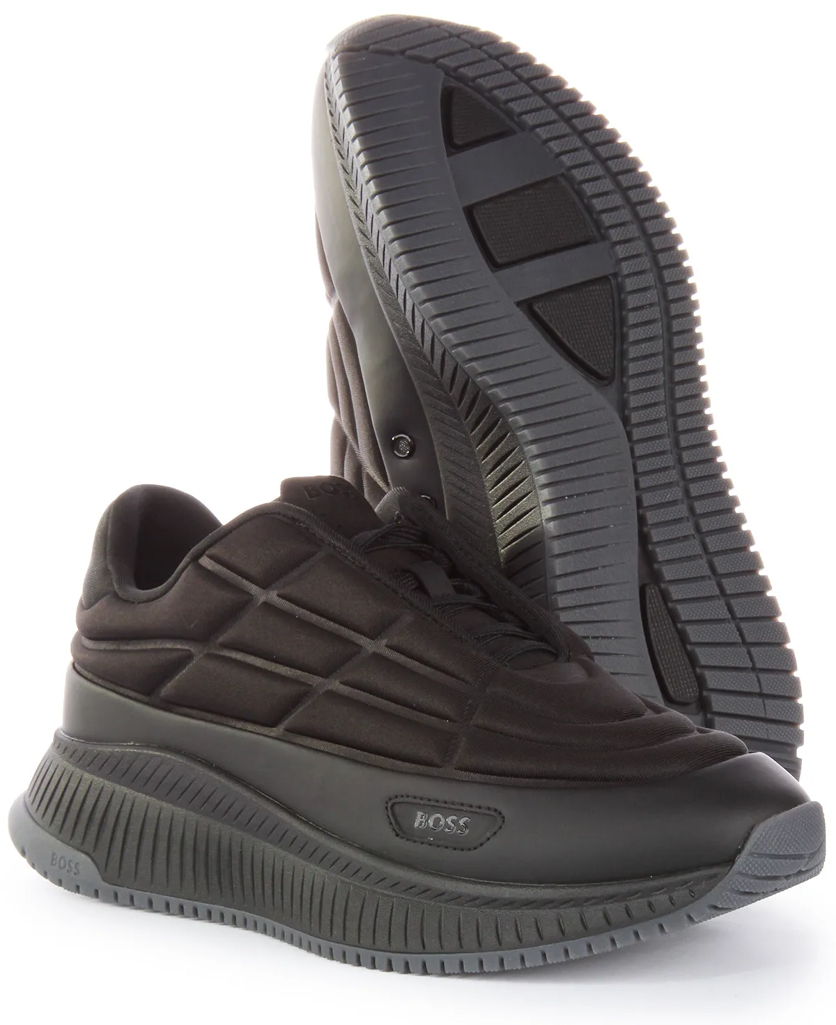 Boss Titanium Evo Runner In Black For Men Dry Footbed