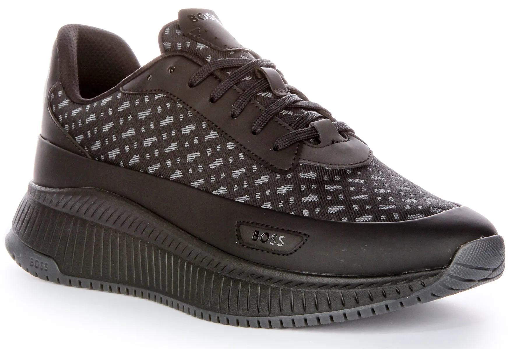 Boss Titanium Evo Runner In Black For Men Toe box Mobility Exercise