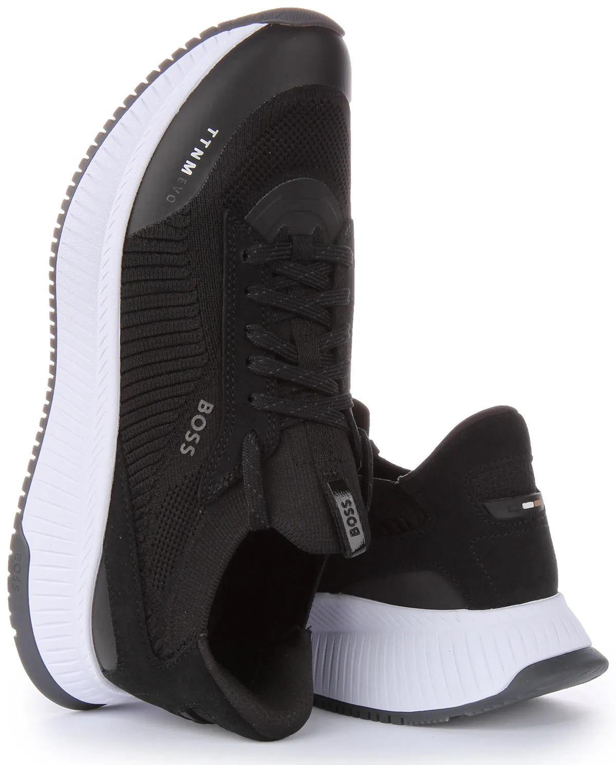 Boss Titanium Evo Slon In Black White For Men Bounce Sole