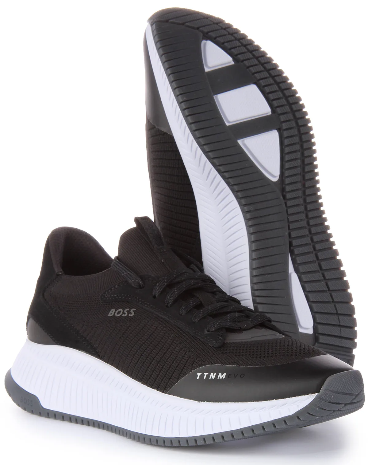 Boss Titanium Evo Slon In Black White For Men Bounce Sole