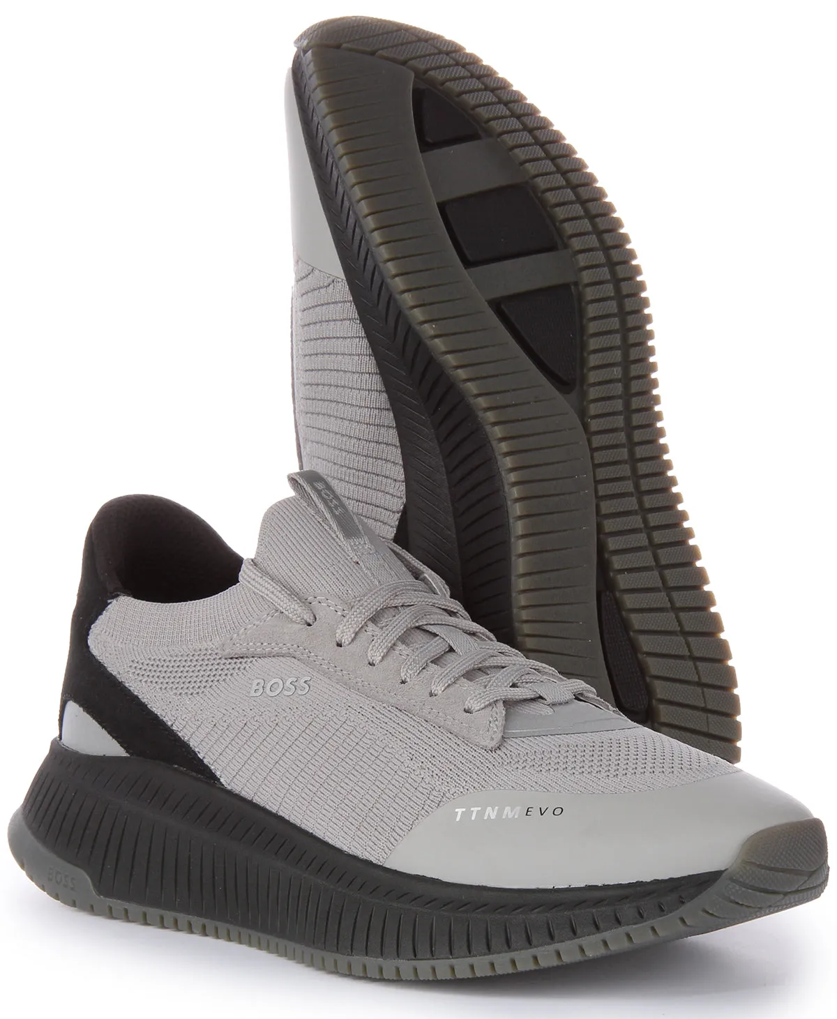 Boss Titanium Evo Slon In Grey For Men Foam Comfort