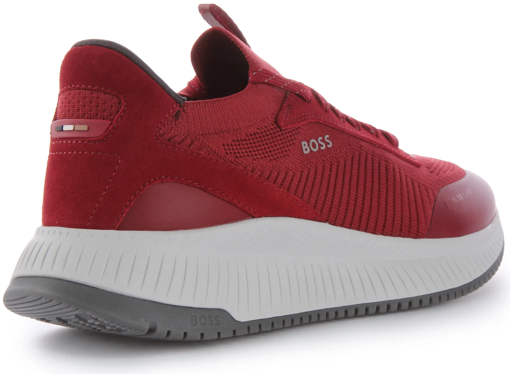 Boss Titanium Evo Slon In Red For Men Grip Lines