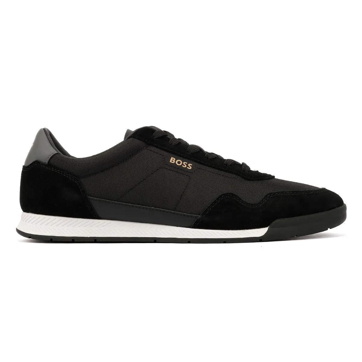 Boss Titanium Men's Black/White Trainers Impact Zone