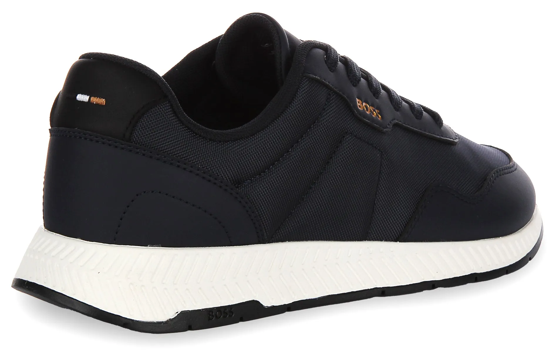 Boss Titanium Runner In Dark Blue For Men Solid Outsole