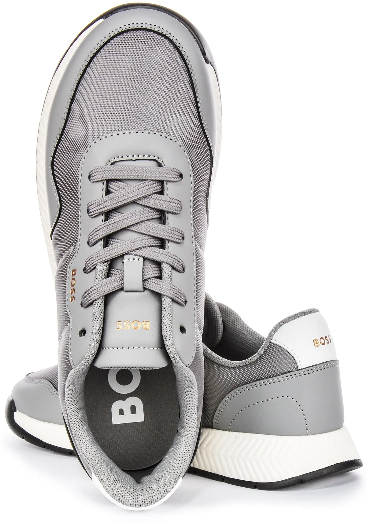 Boss Titanium Runner In Grey For Men Cool Base