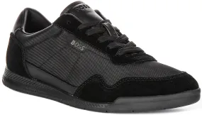 Boss Titanium Sneaker In Black For Men Soft Landing