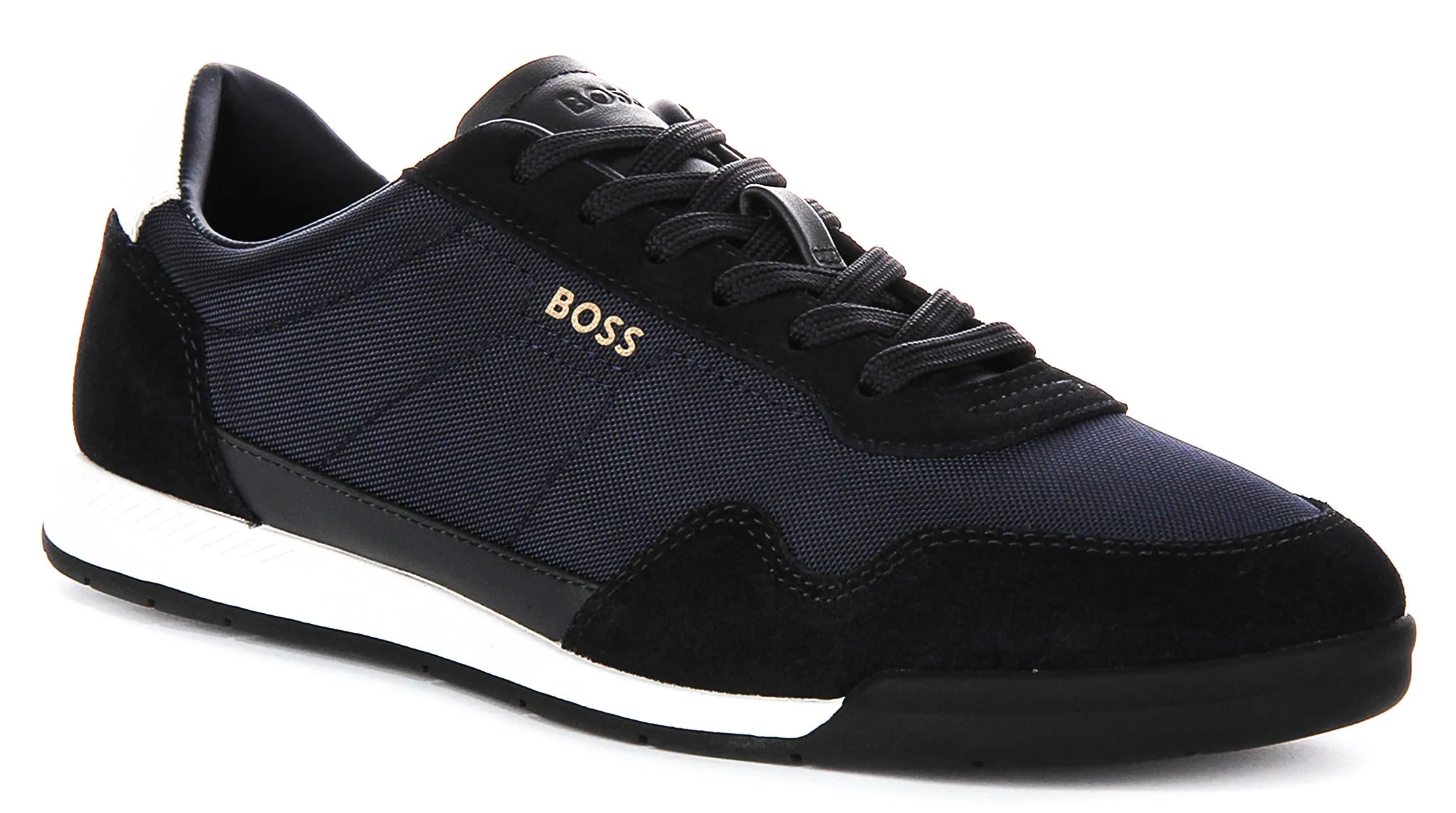 Backyard Exercise Quick Recovery Boss Titanium Suede In Dark Blue For Men