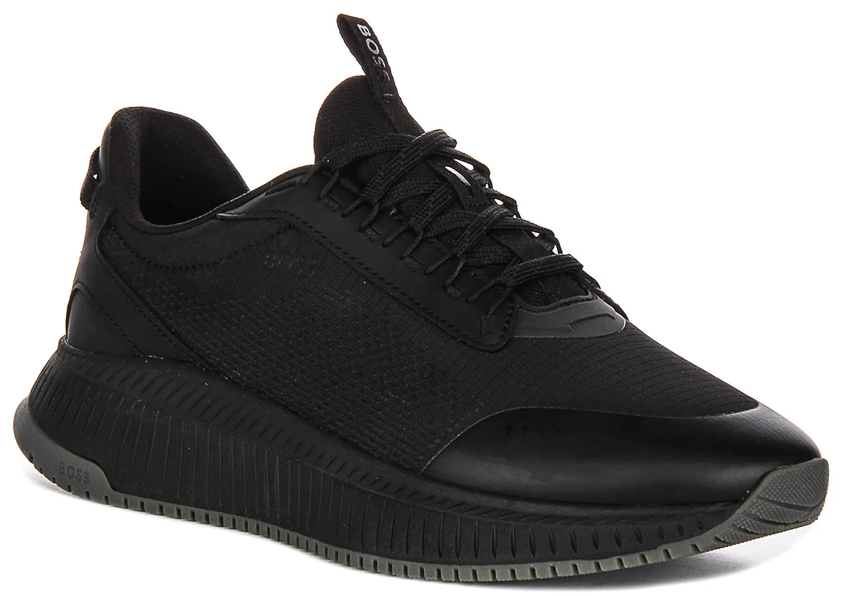 Boss Ttnm Evo Runn In Black For Men Rubber Base