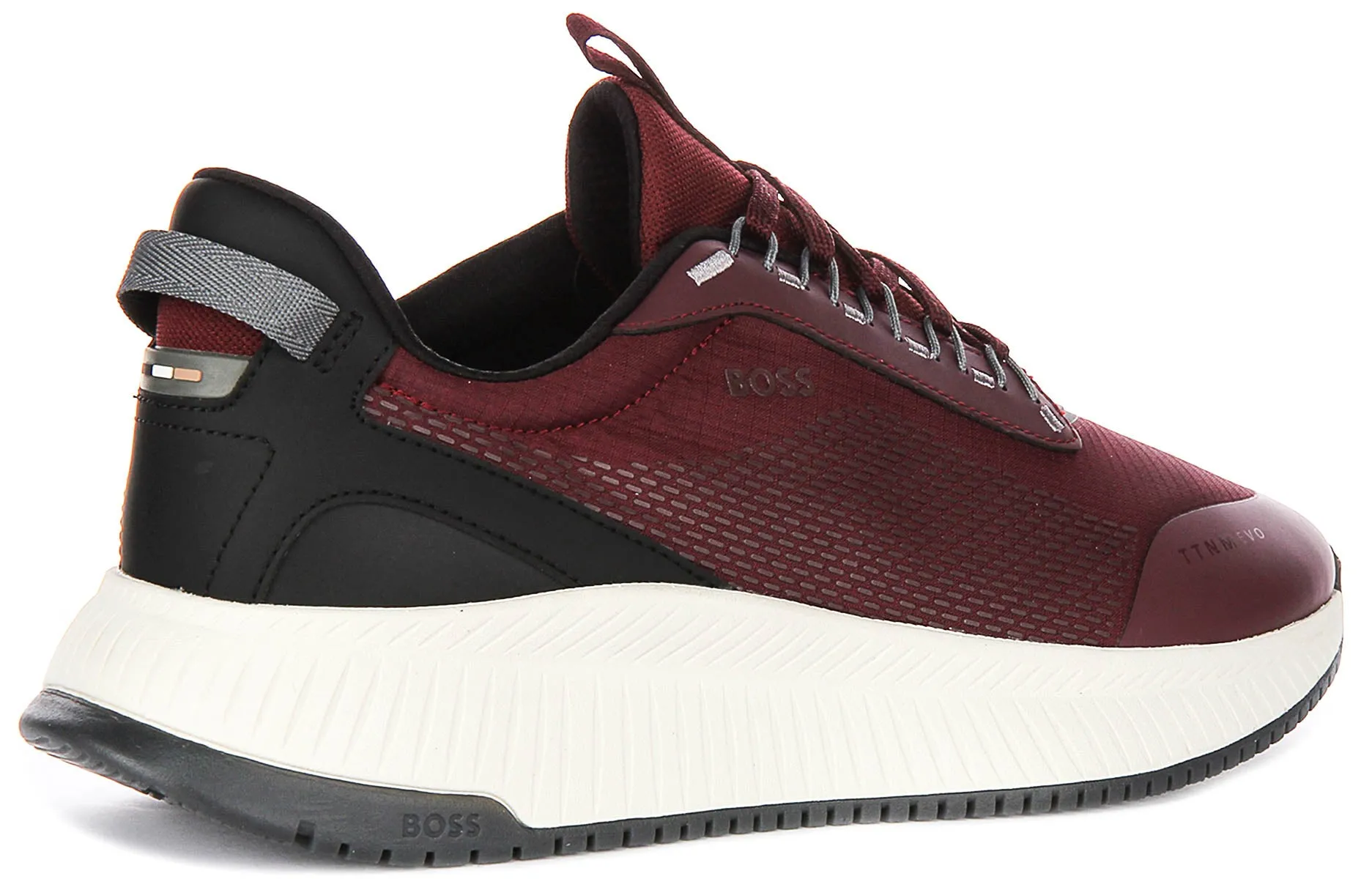 Boss Ttnm Evo Runner In Burgundy For Men Anti rust