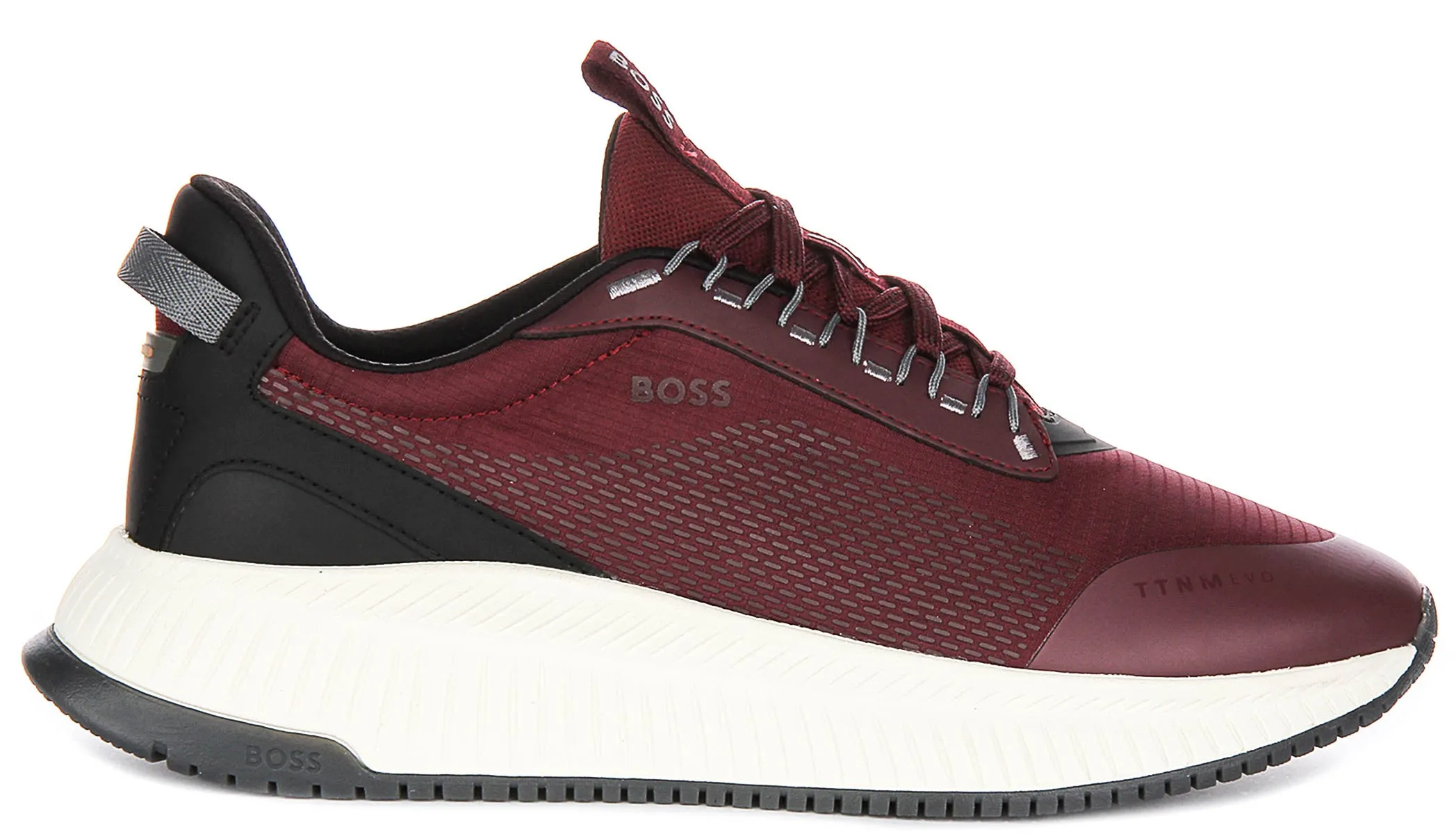 Boss Ttnm Evo Runner In Burgundy For Men Anti rust