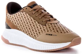 Boss Ttnm Evo Runner In Tan For Men Endurance Mode