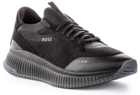 Outsole wrap adds protection during lateral motion Boss Ttnm Evo Slon In Black For Men