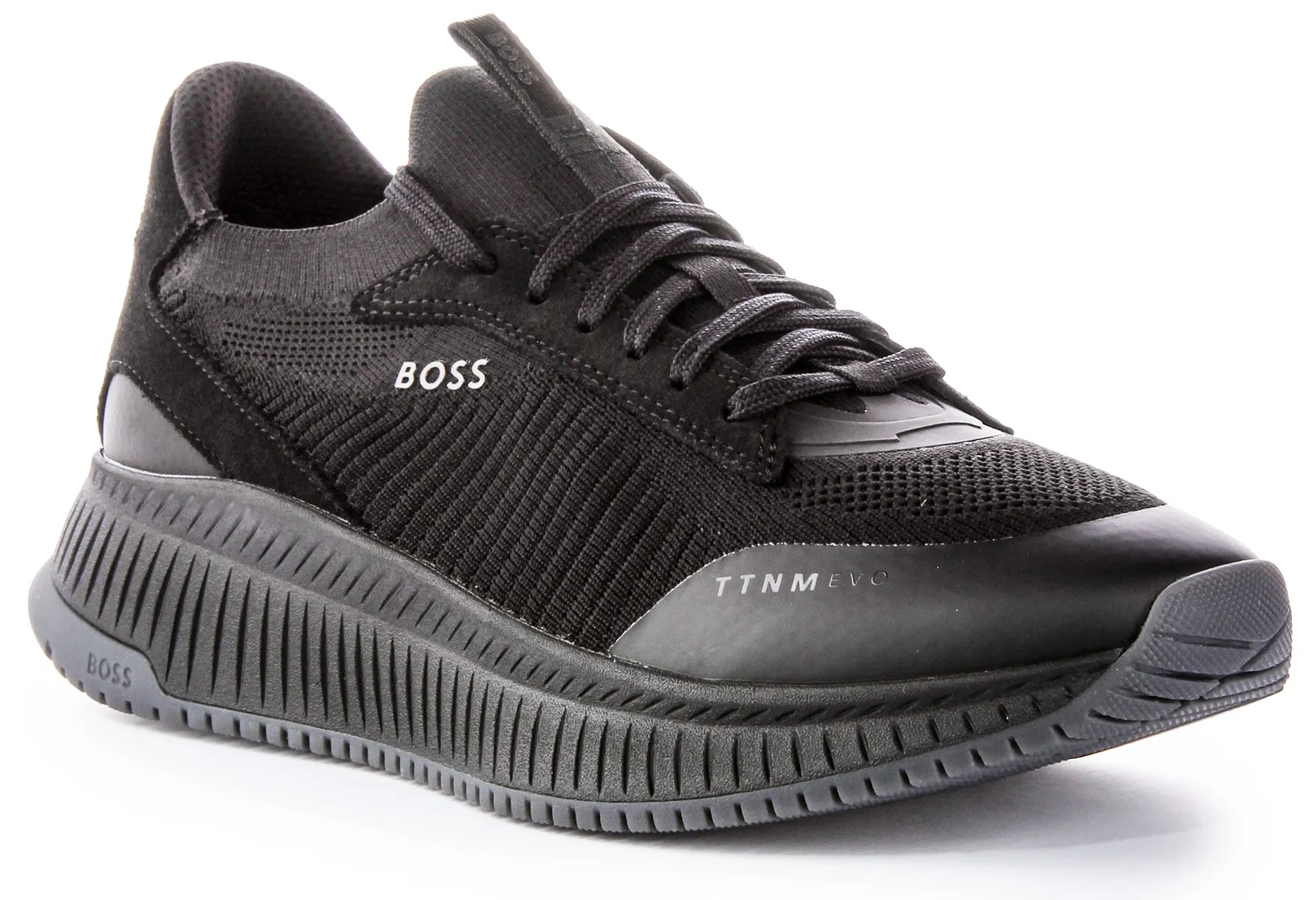 Outsole wrap adds protection during lateral motion Boss Ttnm Evo Slon In Black For Men