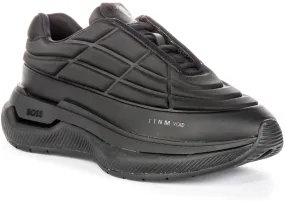 Boss Void Quilted Runner In Black For Men Sport Utility
