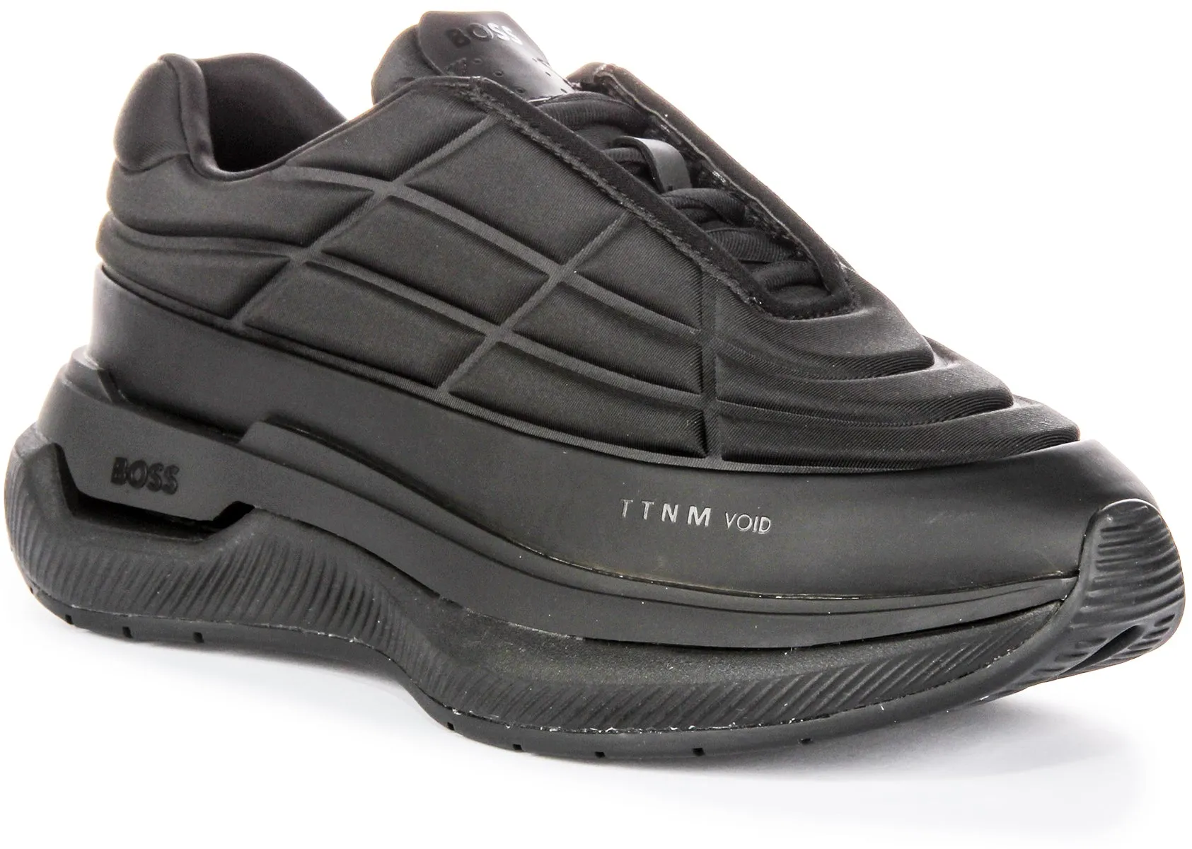 Boss Void Quilted Runner In Black For Men Sport Utility